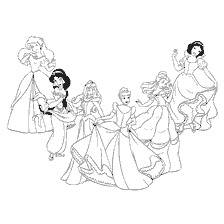 Kleuren met Disney Princesses