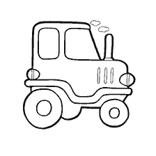 coloring page: Coloring of a toy car