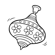 coloring page: Coloring Yula with floral patterns