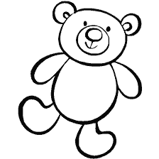 coloring page: The bear is rugged