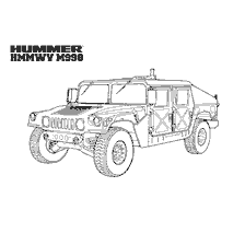 Coloring Hummer Car (Hummer)