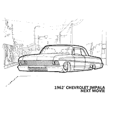 Kleur van de Chevrolet Impala uit 1962