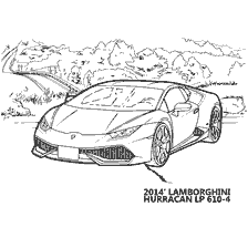 Lamborghini Huracan zum Färben