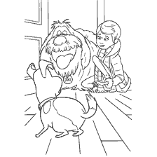 página para colorear: The Secret Life of Pets: Max Meets Duke