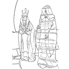 coloring page: Cartoon Characters from Star Wars: Episode III