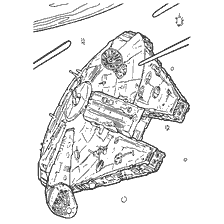 Han Solo's Ship - Millennium Falcon