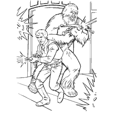Khan Solo en Chubaka