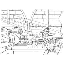 página para colorir: Imagem dos Minions que conheceram Drácula