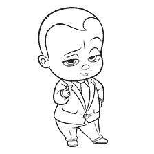 Boss Milk Suit in Business Suit