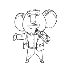 Koala Buster from St. John's for Coloring