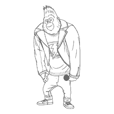 Johnny's gorilla from Beast