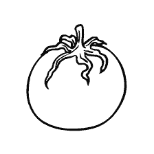 Colorare un pomodoro