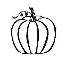 Pittura di una zucca