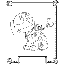 coloring page: Robo-dog coloring from Puppy Patrol