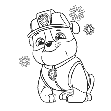 coloring page: Picture of the Pupil Patrol on the coloring book