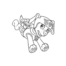 coloring page: Coloring Zuma's Puppy Patrol