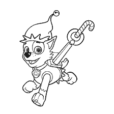 coloring page: Rocky coloring from Puppy Patrol