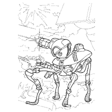 The Four-toed Cyborg from the War of the Future