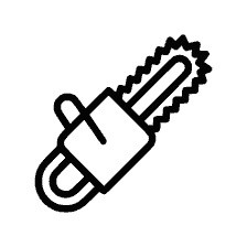 Icono de sierra para colorear