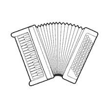 Accordéon de coloration pour enfants