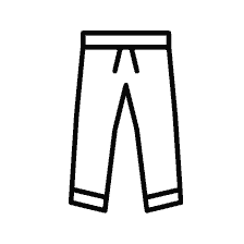 coloring page: Painting of pants