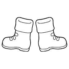 coloring page: Coloring boots for children