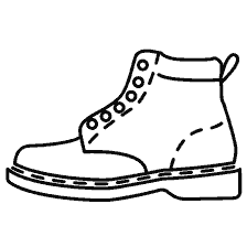 coloring page: Painting shoes for coloring