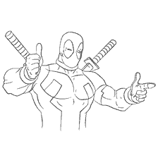 Coloration Deadpool