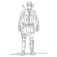 Deadpool in colorazione