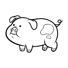 Coloring Piglet Piglet