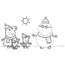 Peppa Pig and the Snowman
