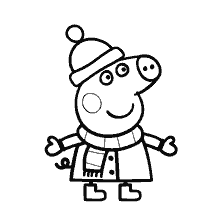 Peppa Pig በክረምት ልብሶች