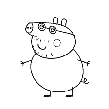 Papa Pigs from Peppa Pig
