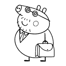 استعد Daddy Pig للعمل