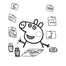 Peppa Pig teken