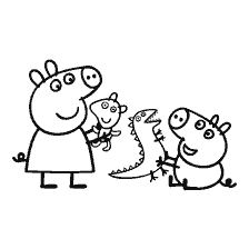 Peppa and George play