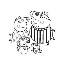 Peppa Pig: A cute family
