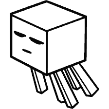 kleurplaat: Tekening door Gust van Minecraft