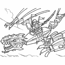 Lego Ninjago'yu Dragon ve Ninja