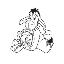 Donkey Eah with gifts