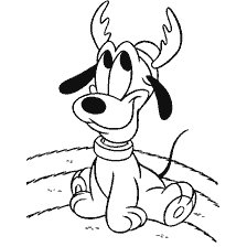 Coloring Pluto with horns for the New Year