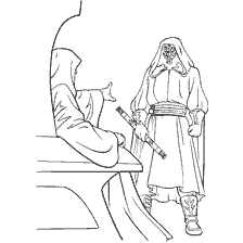 Coloración del Señor Sidious y su aprendiz de Star Wars: amenaza oculta