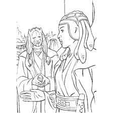 Star Wars Jedi Coloring: Episodio I: La amenaza oculta