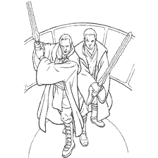 Qui-Gon Jinn and Obi-Wan Kenobi