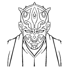 Colorear Sith de Star Wars: Episodio I