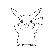 Coloring Pokémon Pikachu