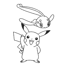 Coloring Pikachu with Manofi