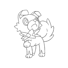 kolorowanka: Kolorowanki Pokemon Rockraff
