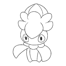 kolorowanka: Kolorowanki Pokemon Fomantis dla dzieci