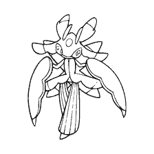 kolorowanka: Pokemon kolorowanki Lurantis